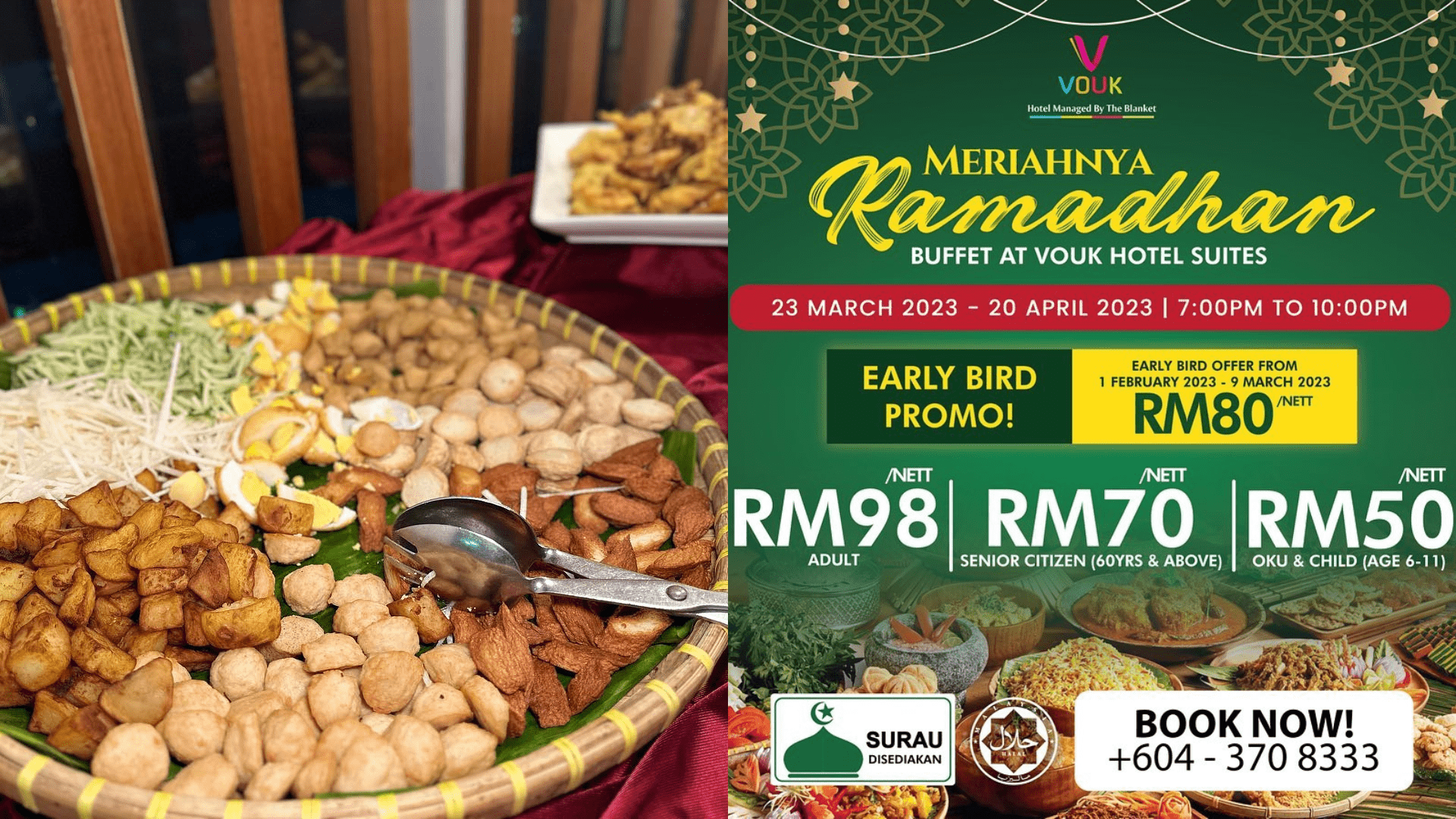 Buffet Ramadhan 2023 Penang - Vouk Hotel Suites